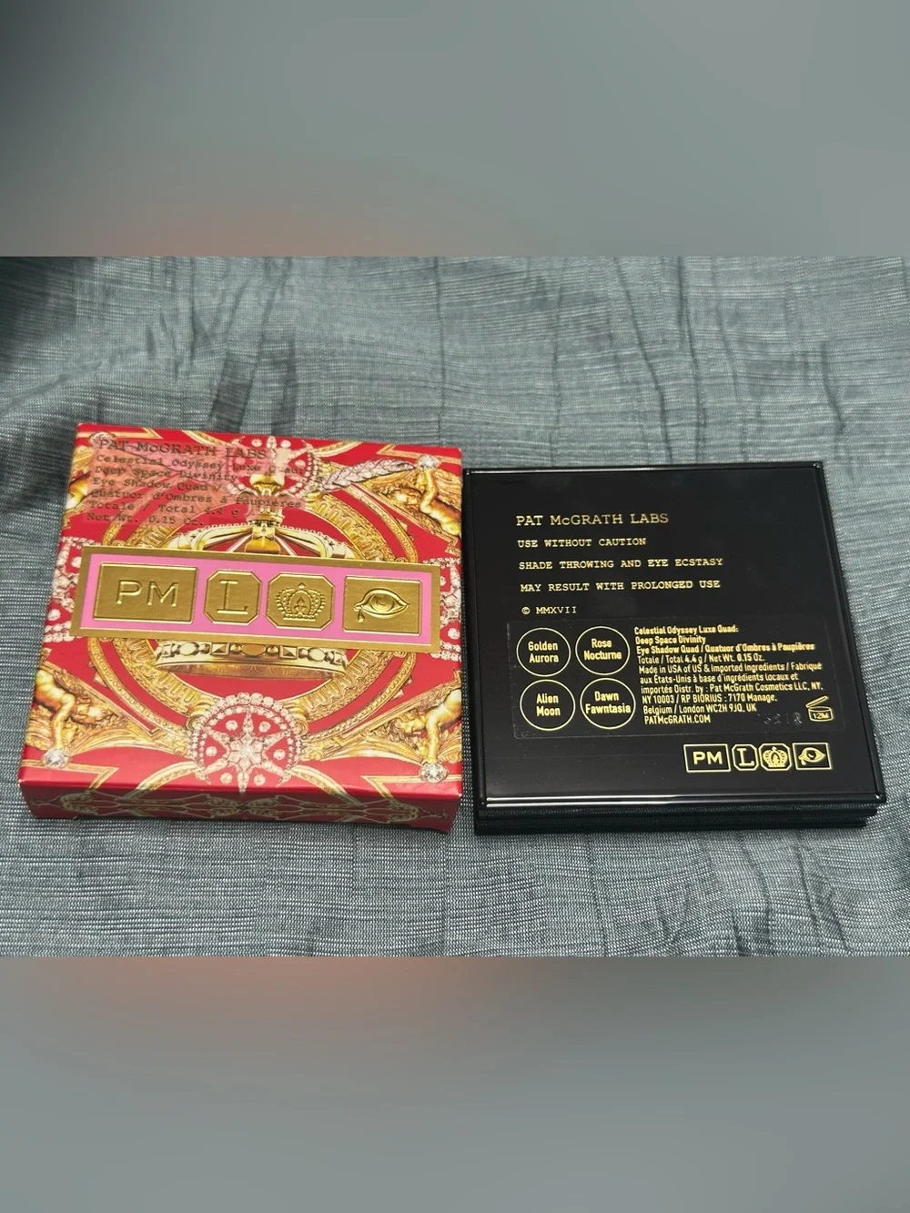 Pat McGrath Celestial Odyssey Luxe Quad Eyeshadow Palette Deep Space Divinity